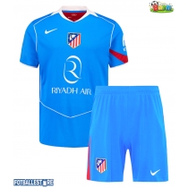Atletico Madrid Johnny Cardoso #5 Tredjedraktsett Barn 2025-26 Kortermet (+ Korte bukser)